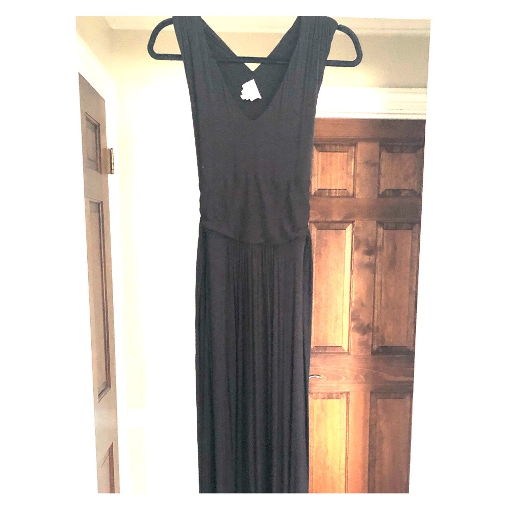 Anthropologie Black Maxi dress size 0